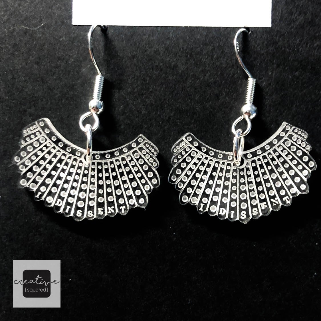 Dissent Earrings - Sterling Silver